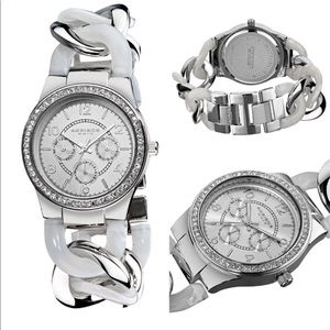 Crystal accented chain watch. New in box!